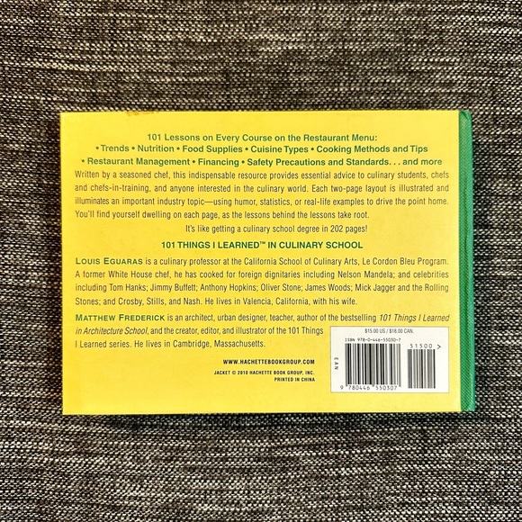 Book: hardcover: “101 Things I Learned In Culinary School” - Picture 3 of 6